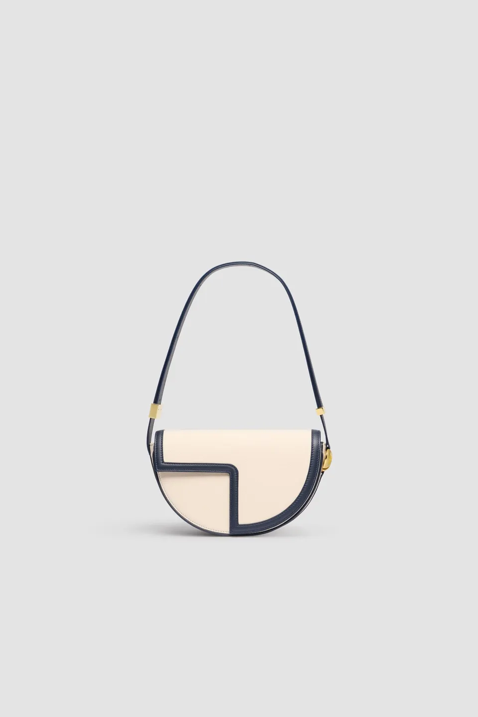 Patou Bags Le Patou sac cuir toile bleu marine noir
