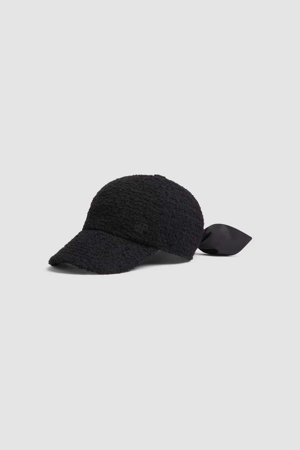 Patou AC111 casquette tweed laine noir S