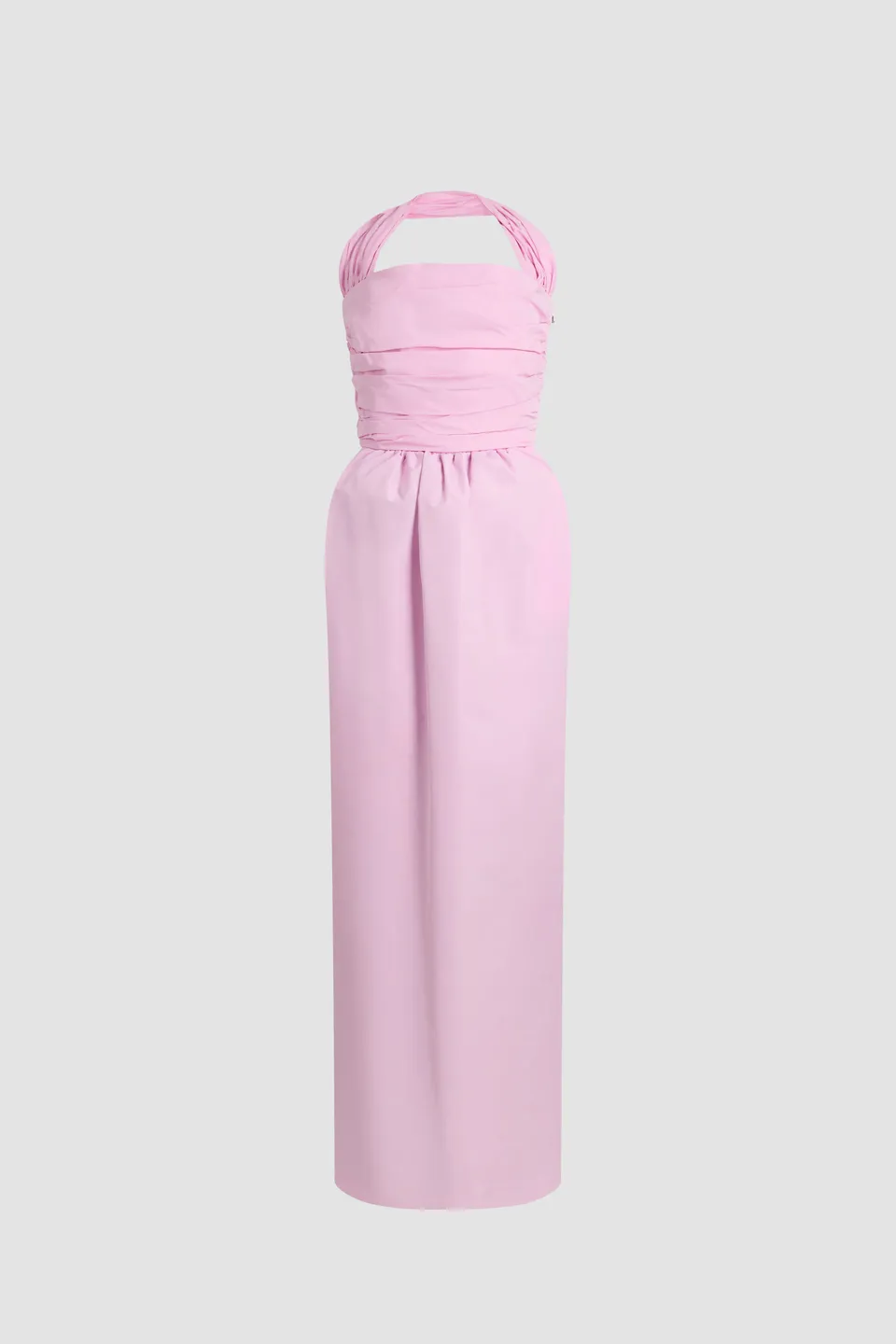 Patou robe bustier longue faille recyclée rose Primrose 34