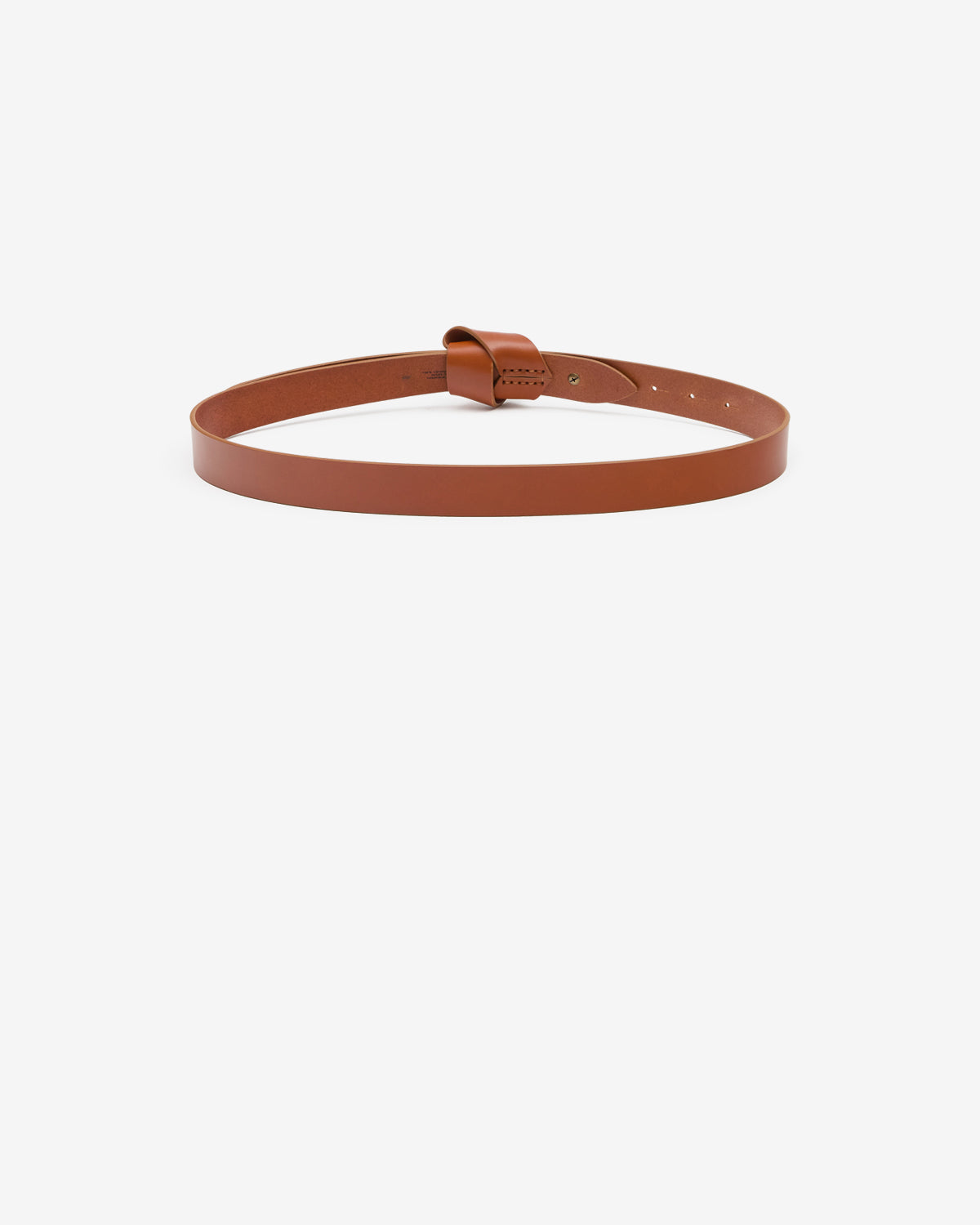 Isabel Marant Lassio ceinture cuir naturel 3 cm nouée