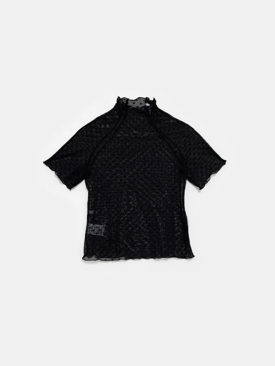Ester Manas Black Polka Dots Easy Top haut noir à pois