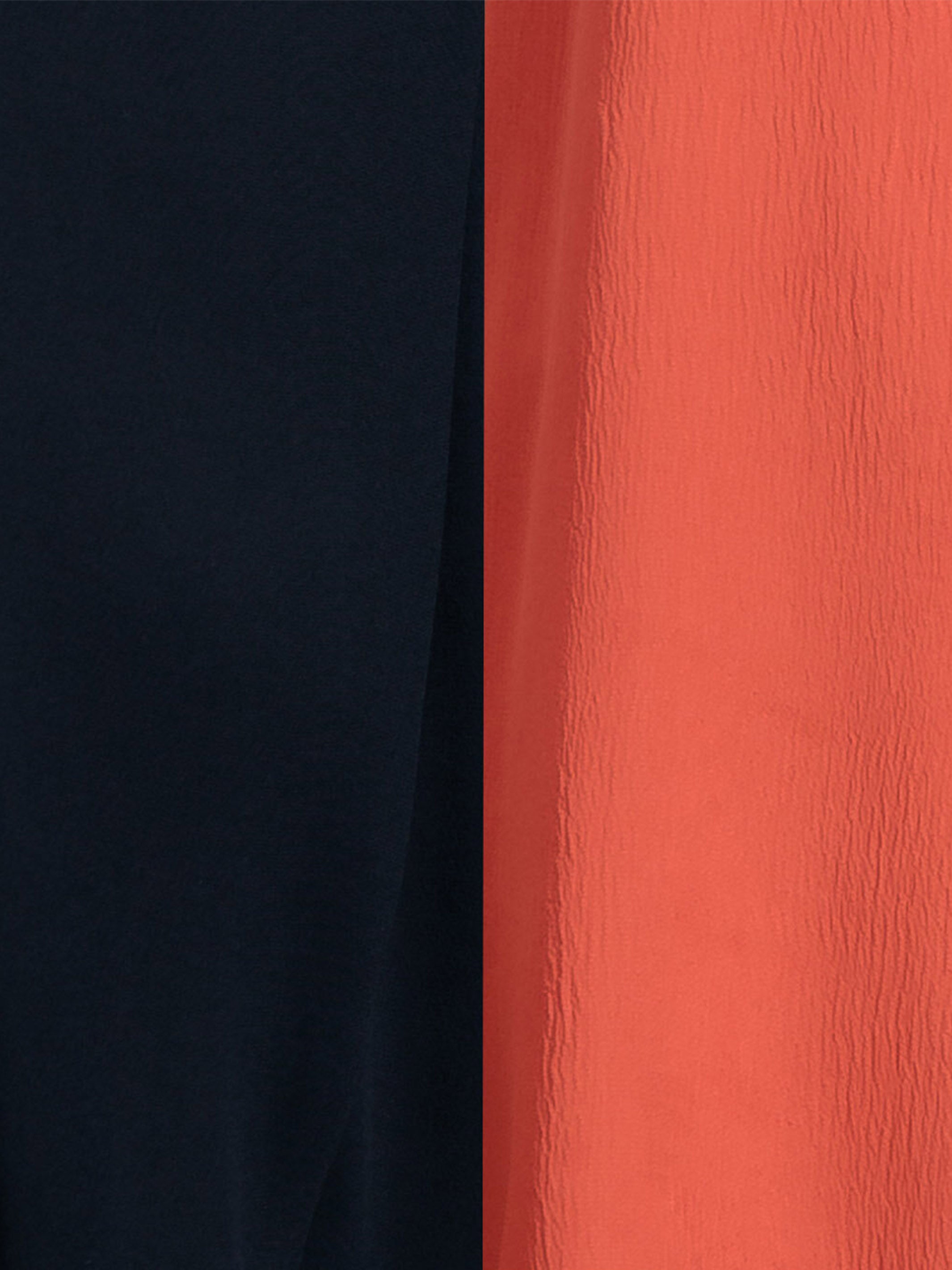 Anahide Saint André Back Up robe cocktail soie corail