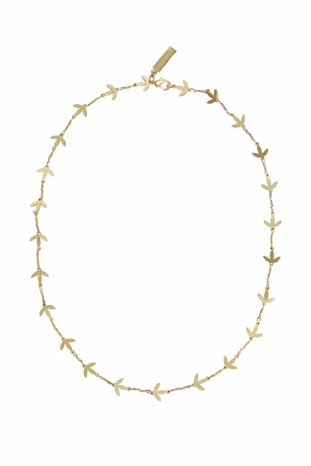 Alemaïs Le Jardin Twist collier chaîne laiton taille unique
