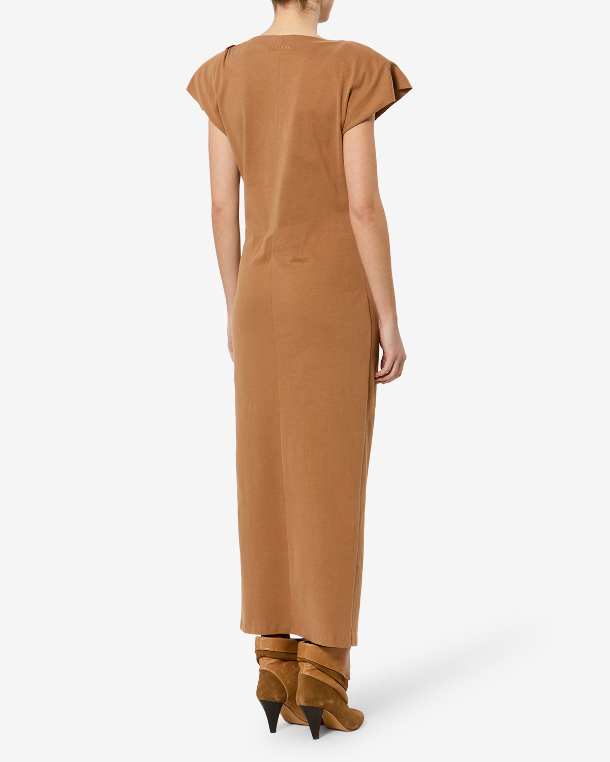 Isabel Marant Nadela robe caramel jersey coton
