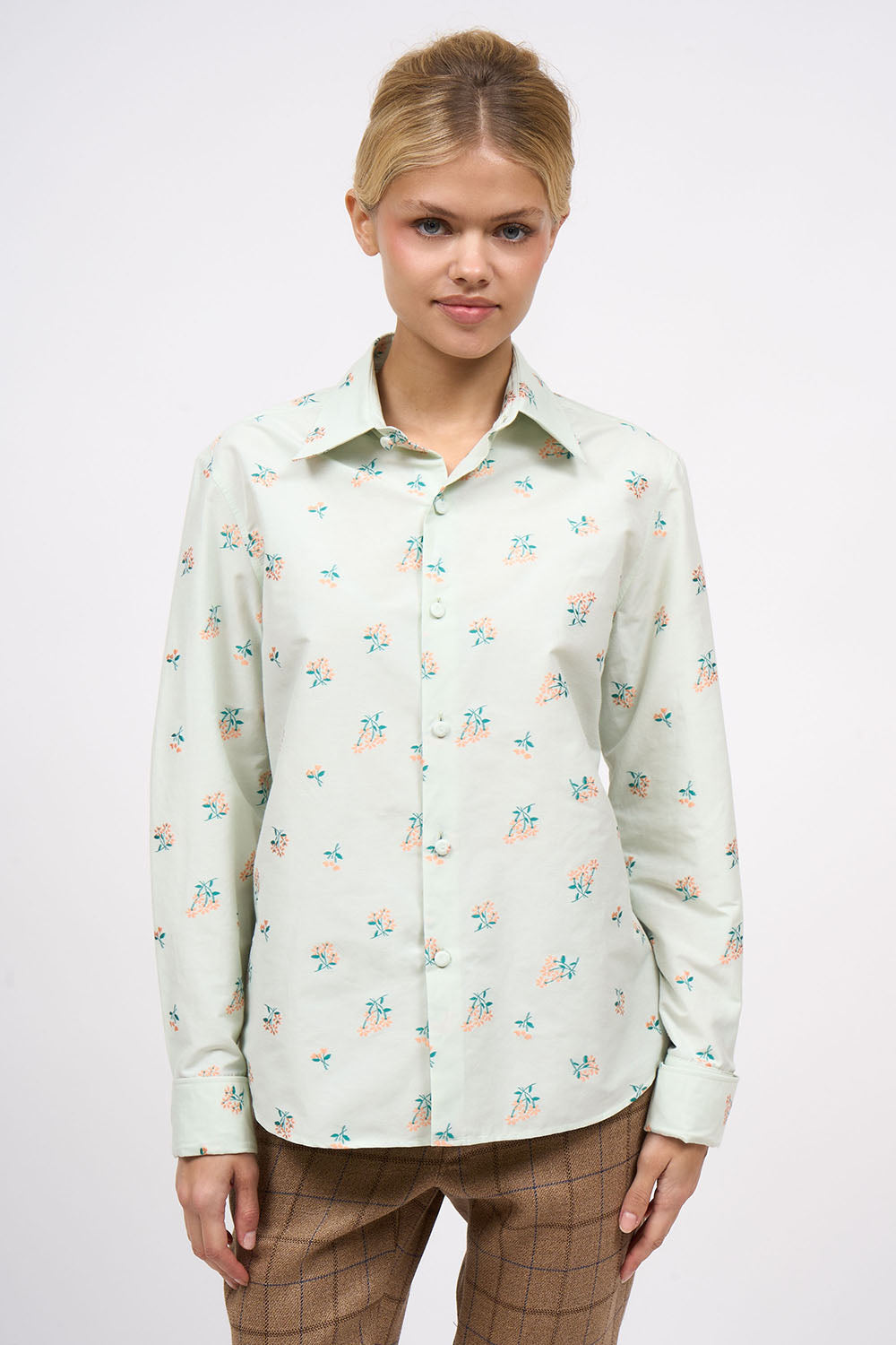 Paul & Joe Jasmin chemise jacquard popeline droite