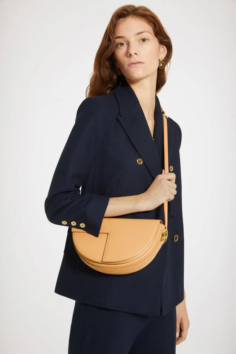 Patou Le Patou BA001 sac cuir Chestnut marron 25 cm