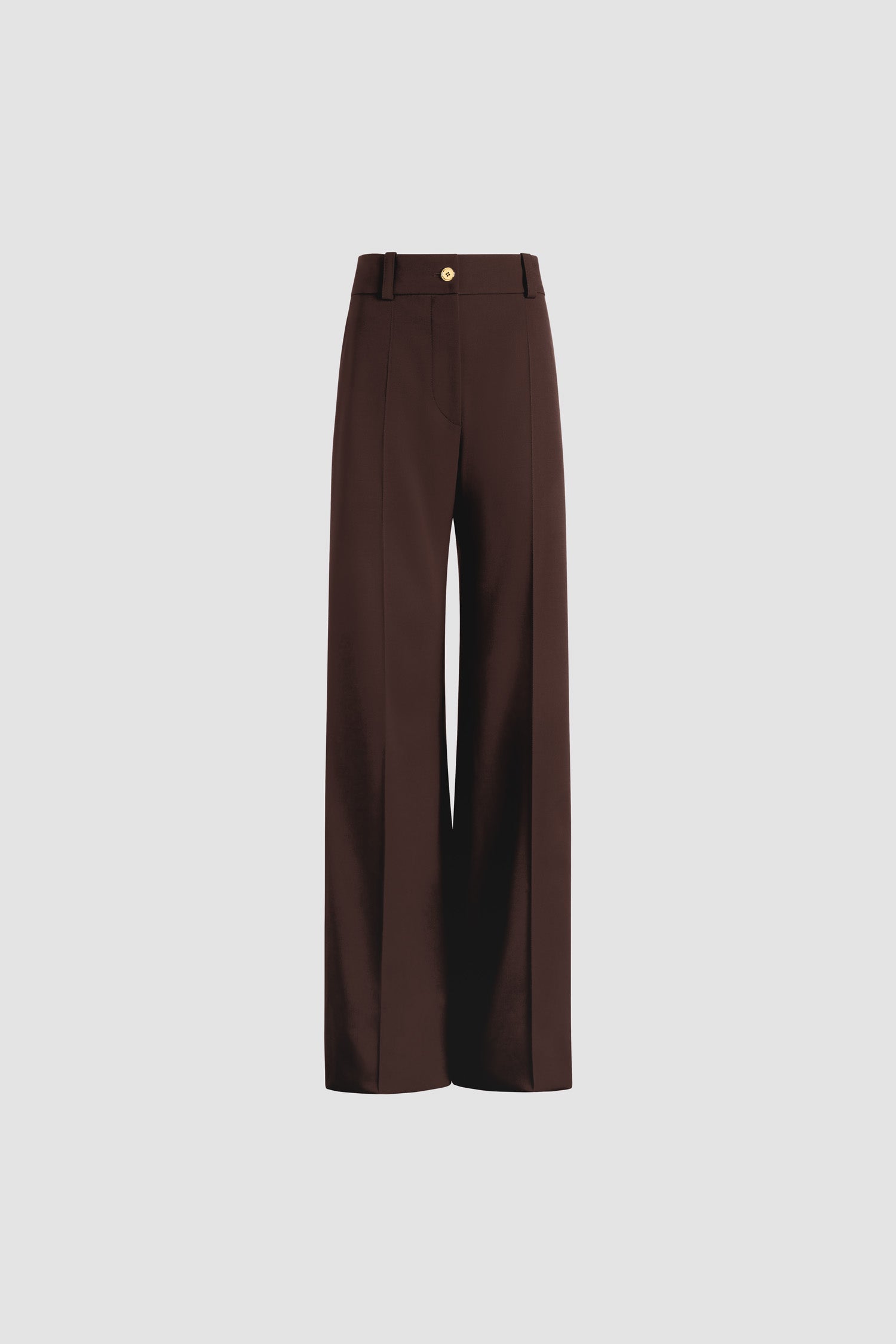 Patou TR054 pantalon évasé Smoked Ebony laine taille 38