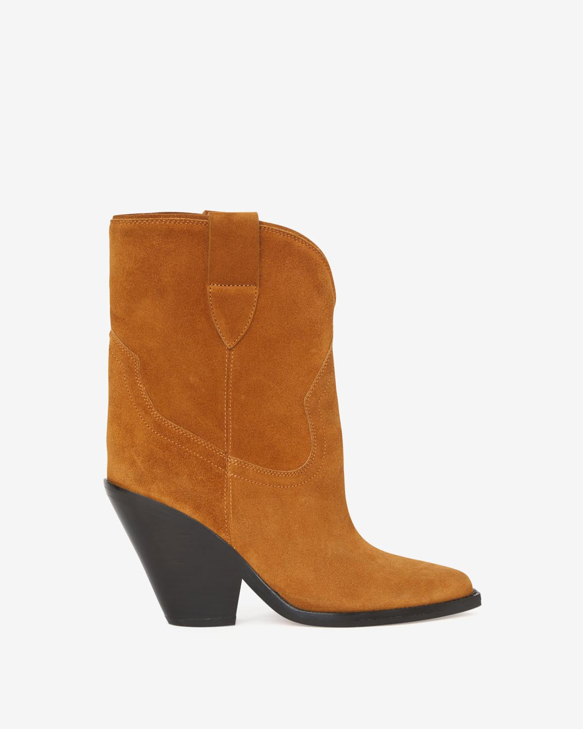 Isabel Marant Leyane Bottes Santiag Cognac Talon 9 cm
