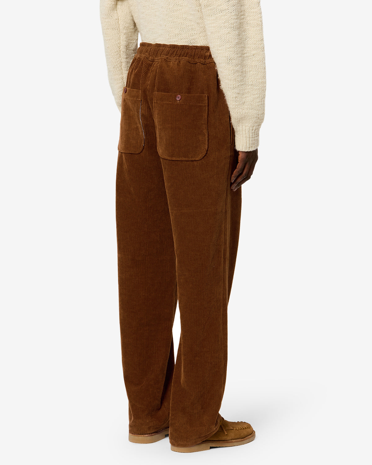 Isabel Marant Arlen pantalon velours caramel taille elastique