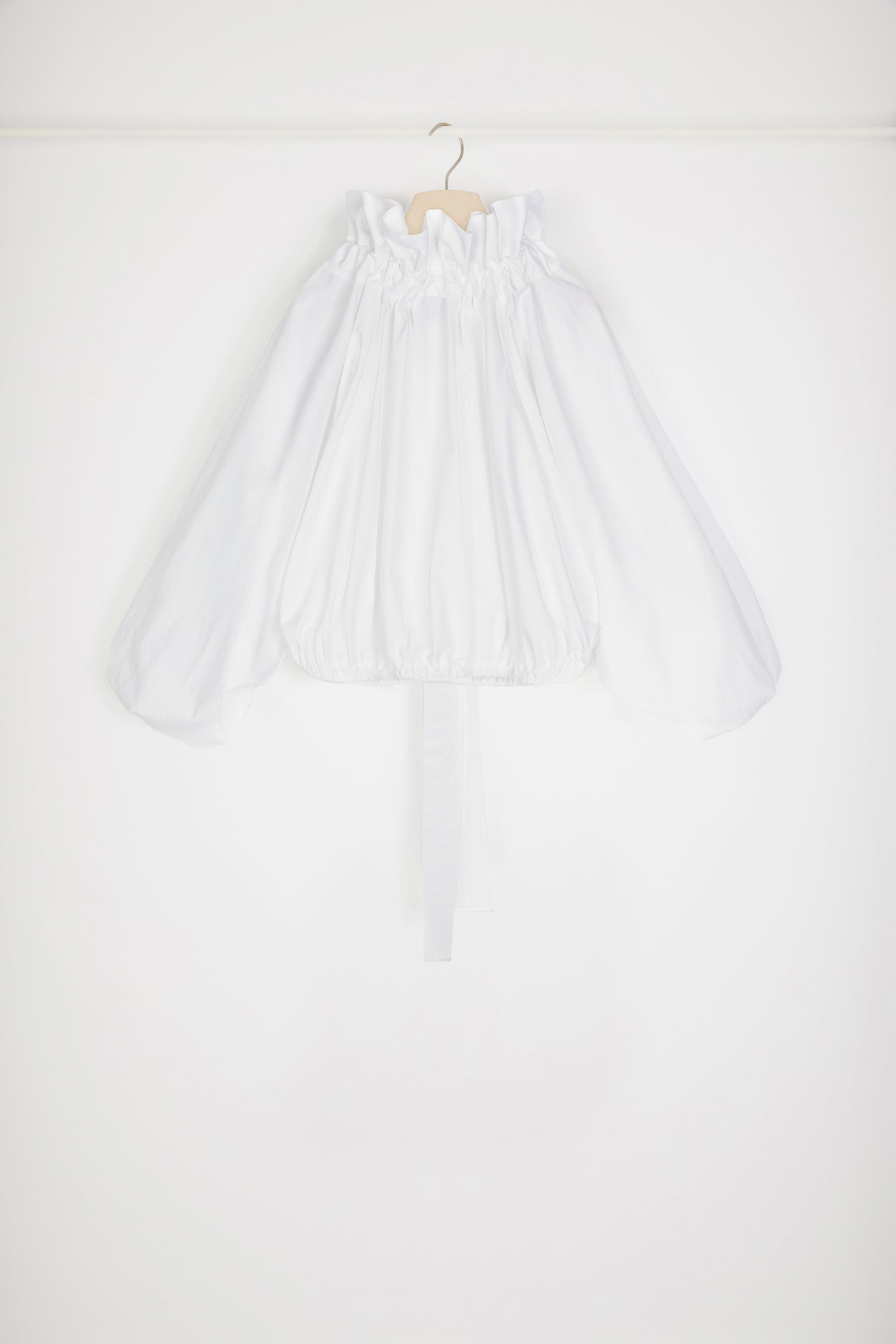Patou TO032 Top Coton Bio Blanc Crop 34-44