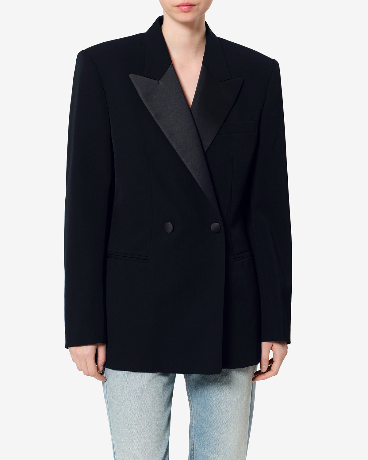 Isabel Marant Ranyae VE0845FA veste tailleur noire laine