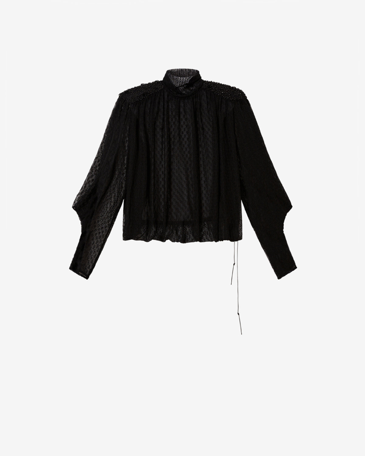 Isabel Marant Oeste blouse dentelle noir plumetis 34-42