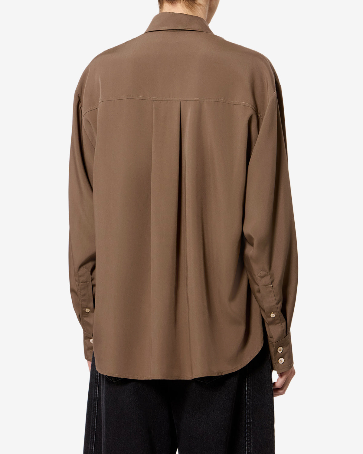 Isabel Marant Fabriza Chemise Modal kaki fluide