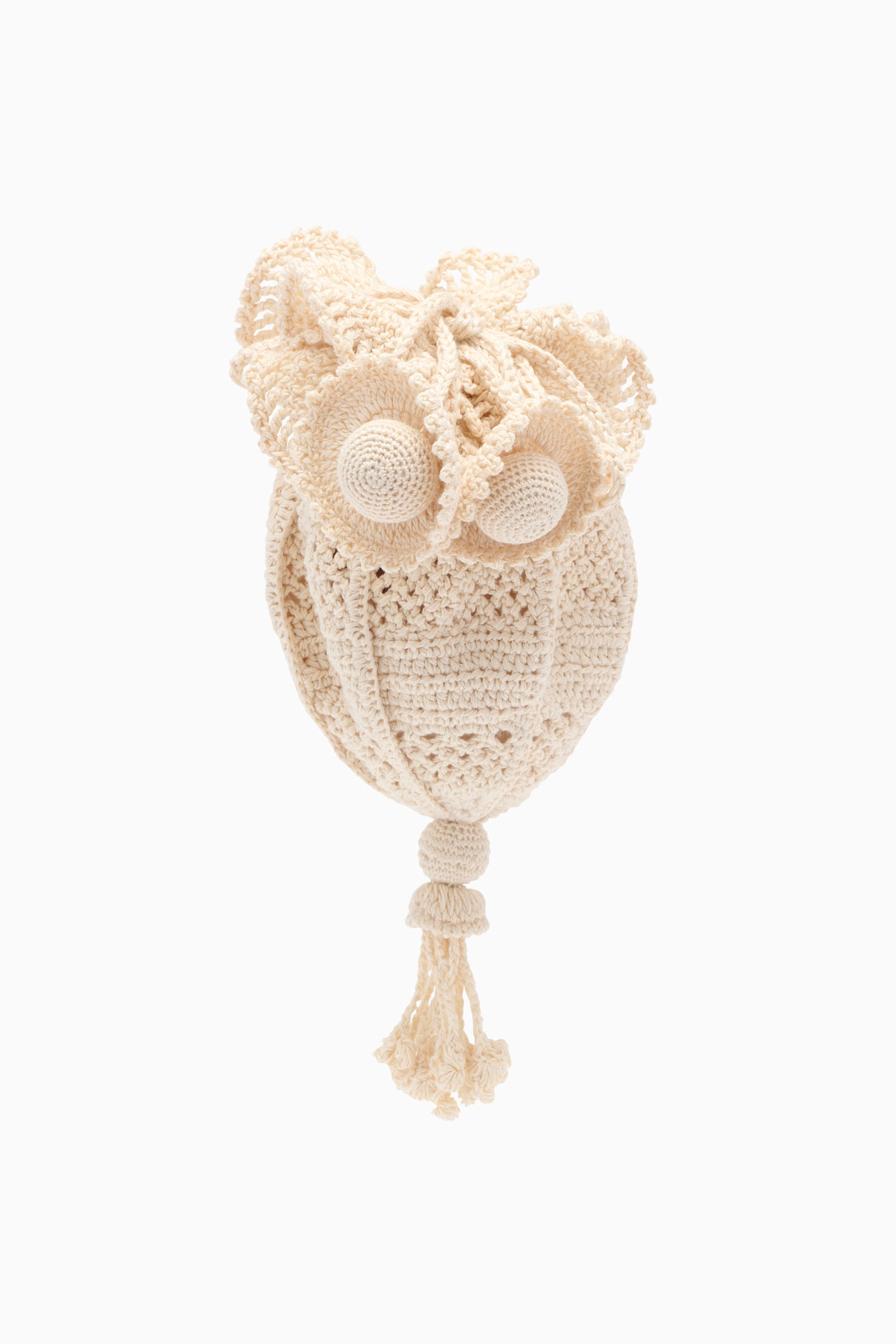 Ulla Johnson Mermaid PF261199 pochette crochet Natural coton
