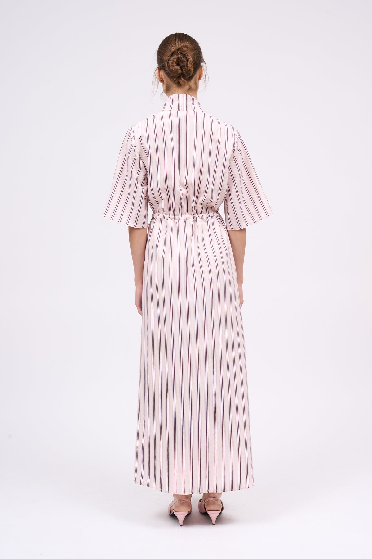 Paul & Joe Renee robe-chemise viscose rayée longue