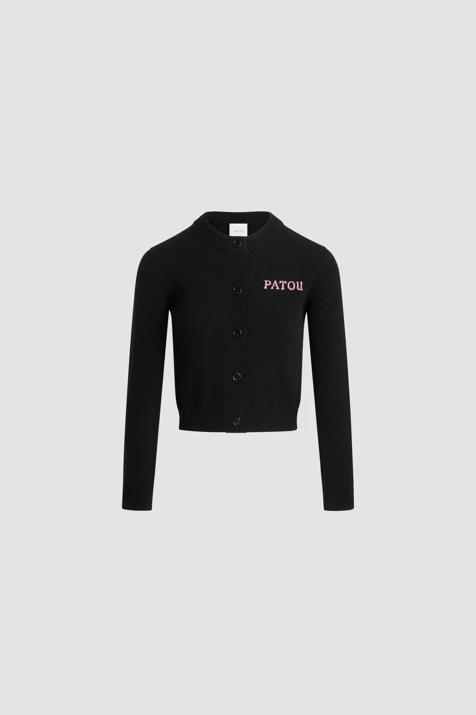 Patou Knitwear cardigan H25KN3078041999B noir laine cachemire