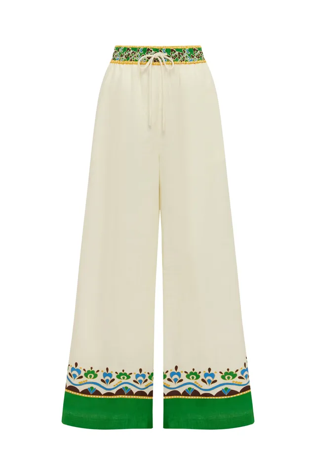 Alemais Bridgette Pant pantalon jogger chanvre taille 10
