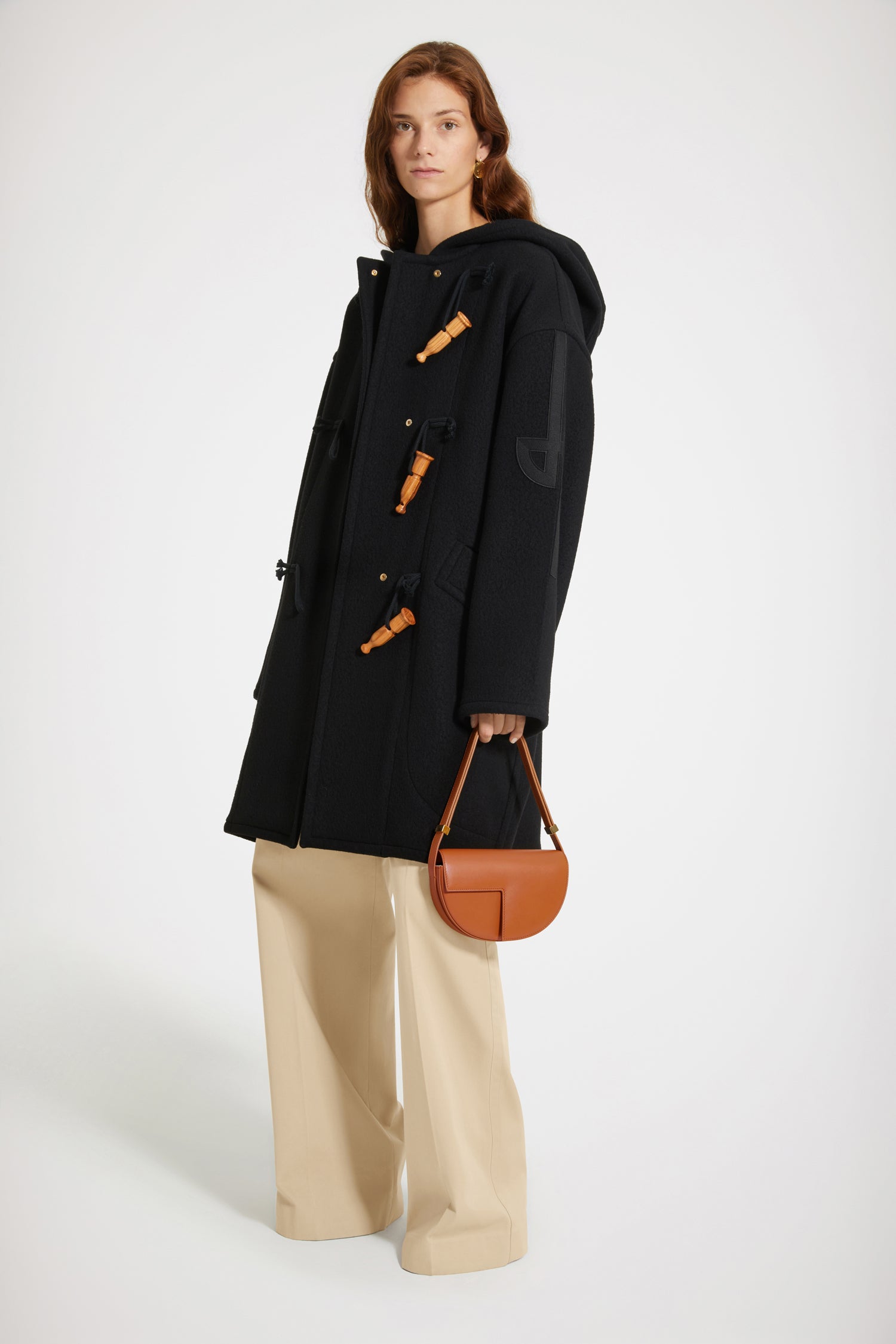 Patou Le Petit Patou sac cuir saffron clay TU