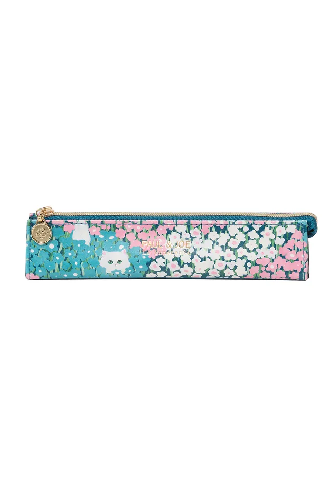 Paul & Joe petite trousse fleurs Gipsy marine TU similicuir