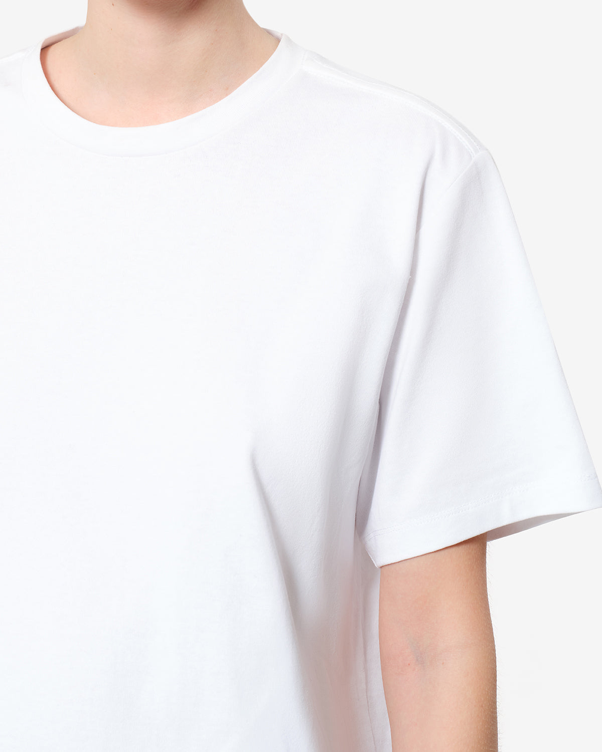 Isabel Marant Zewel T-shirt Blanc Coton Logo Dos