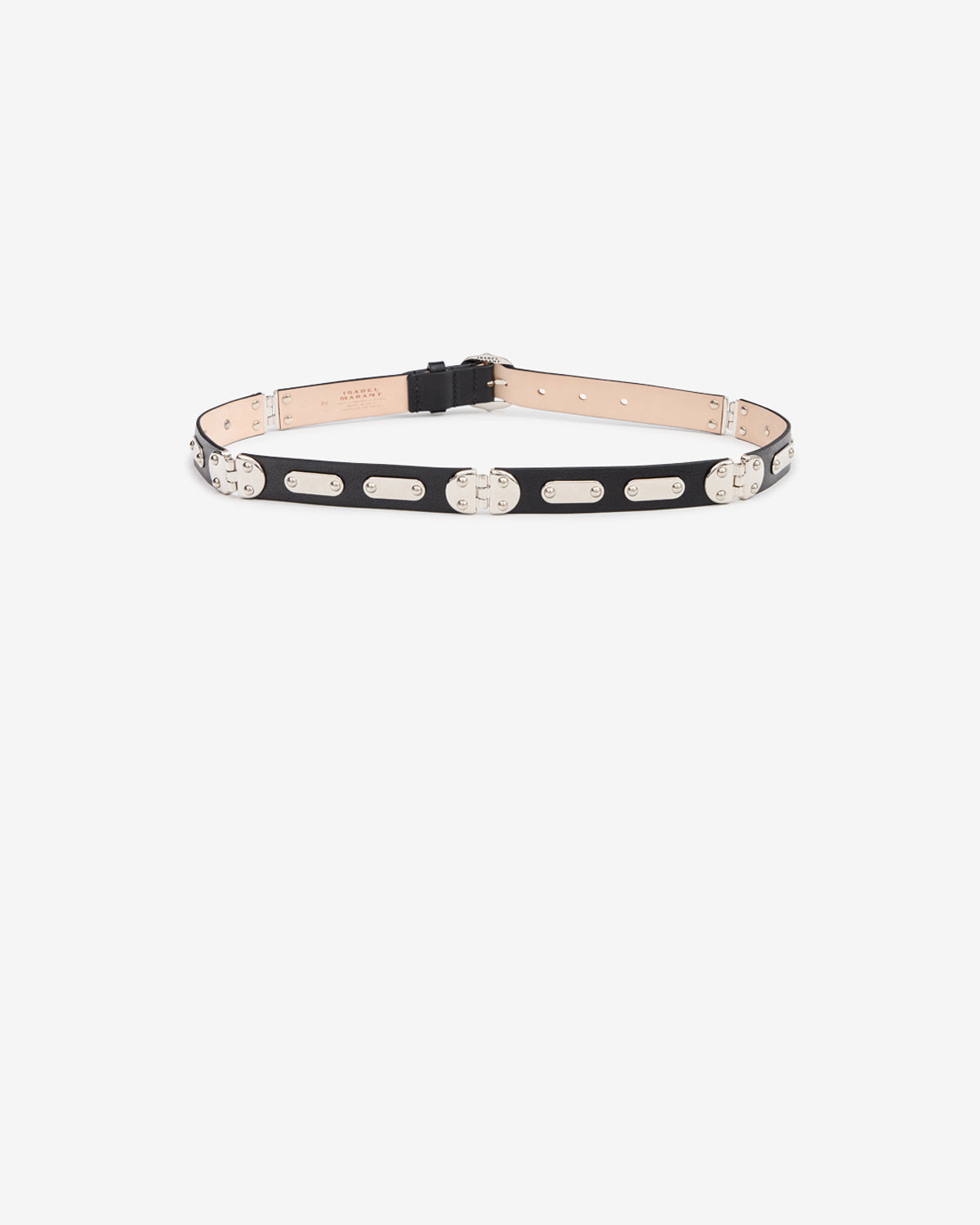 Isabel Marant Depson CE471BFA ceinture cuir noir 2,5 cm