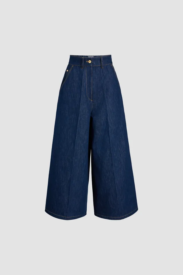 Patou Denim TR039 jean large Rodeo Blue coton bio