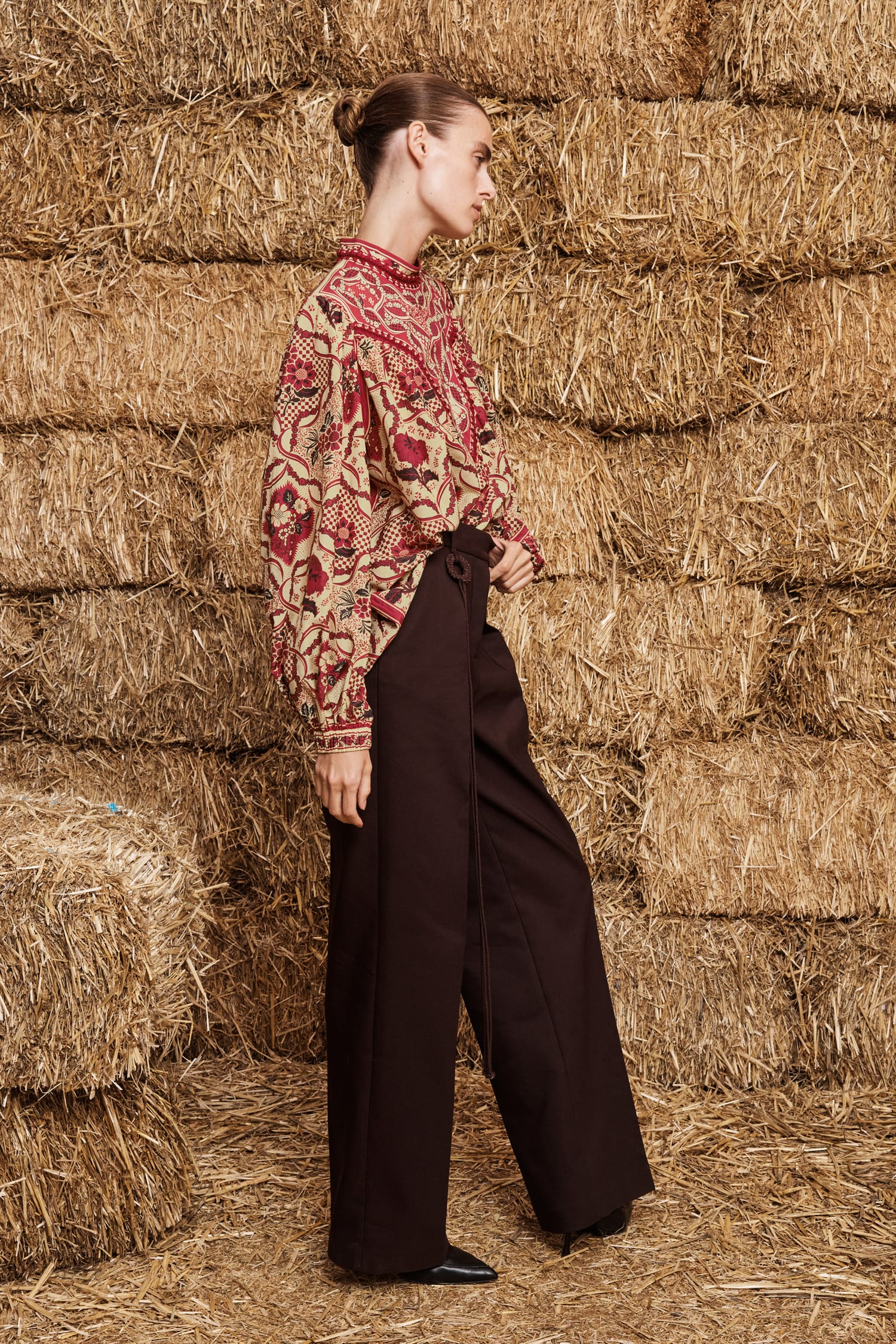 Alemaïs Kenny blouse viscose lin floral