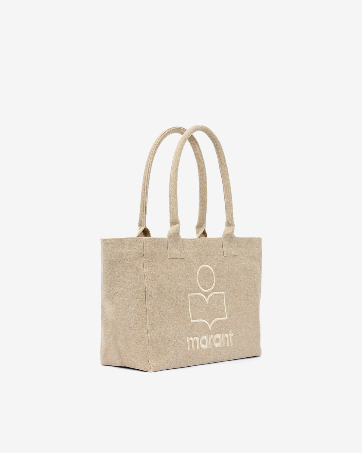 Isabel Marant Yenky Zipped cabas beige toile 34 cm