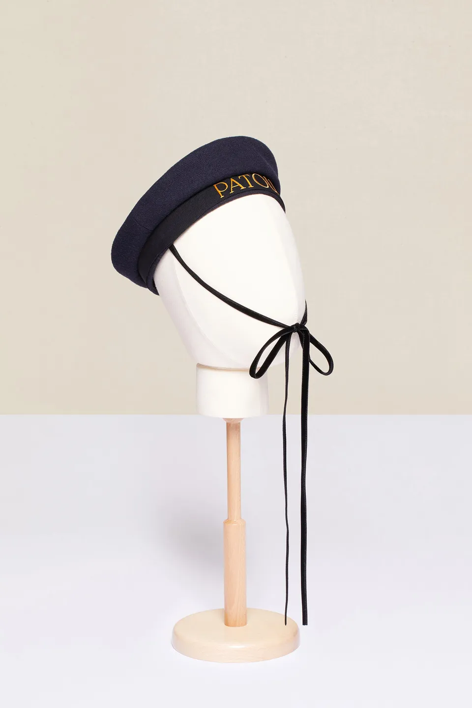 Patou AC0020003601N chapeau marin laine cachemire bleu