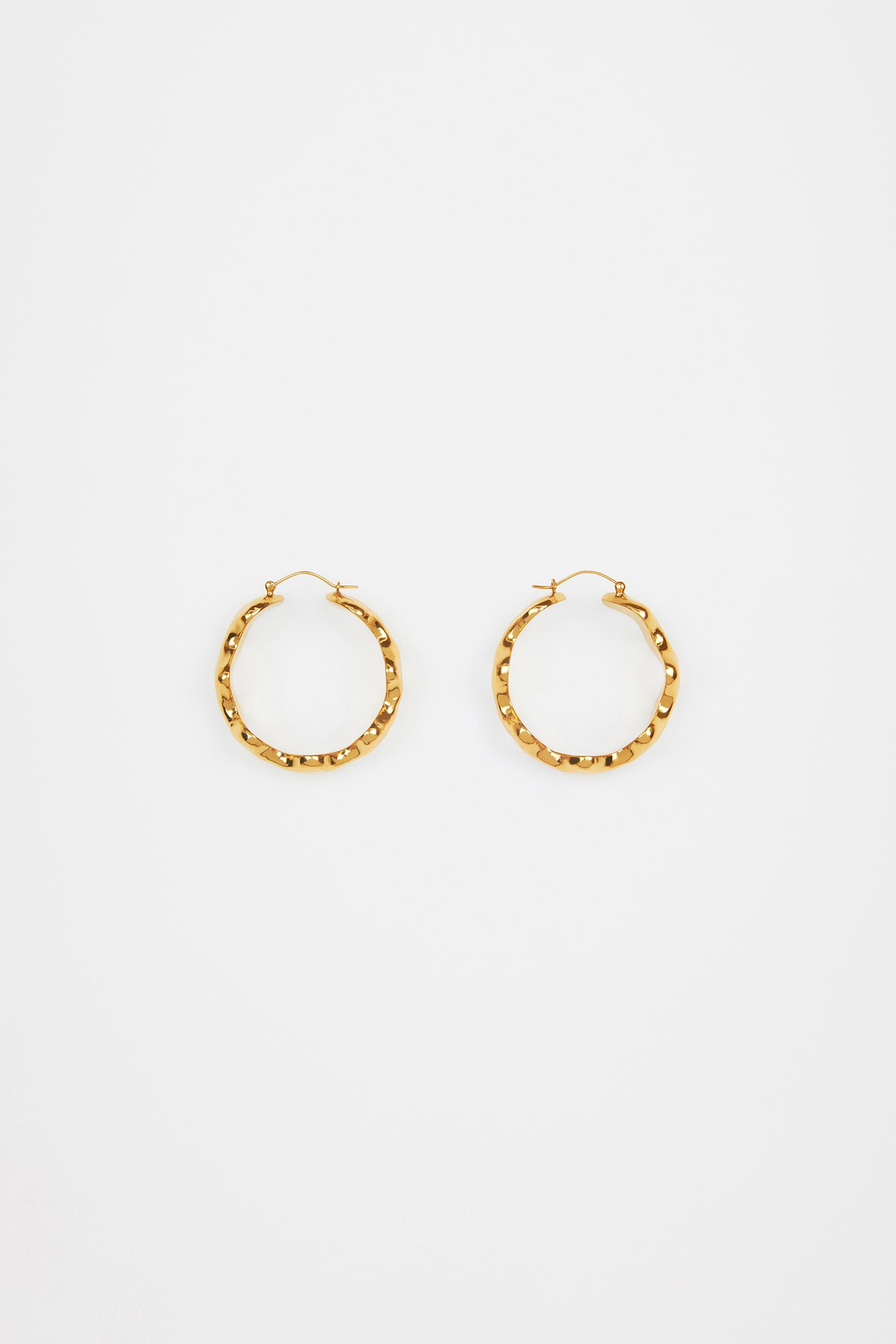 Patou Jewellery JW1161002299G créoles vague plaqué or