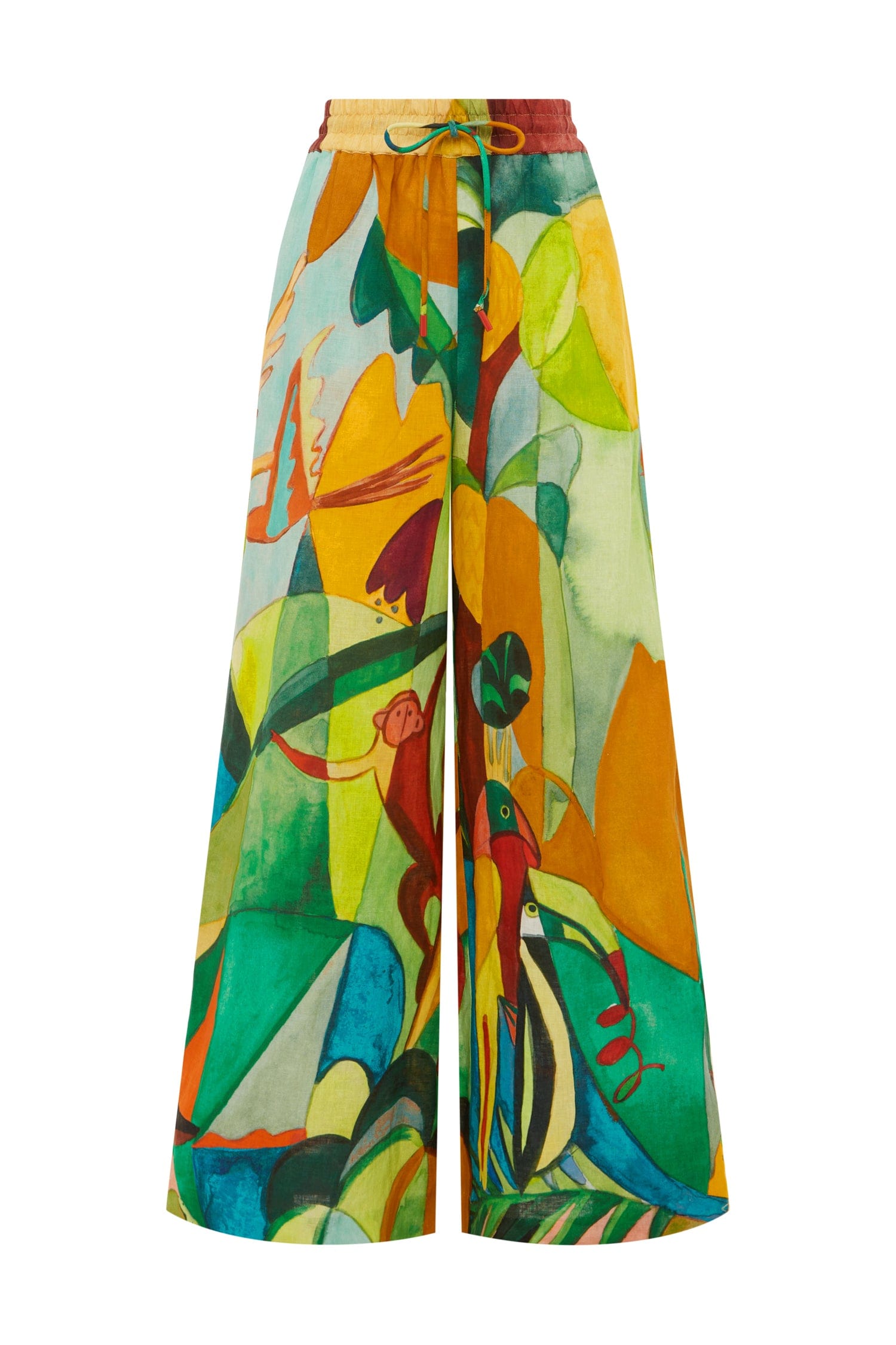 Alemäis Mokshini Pant pantalon large lin taille 4