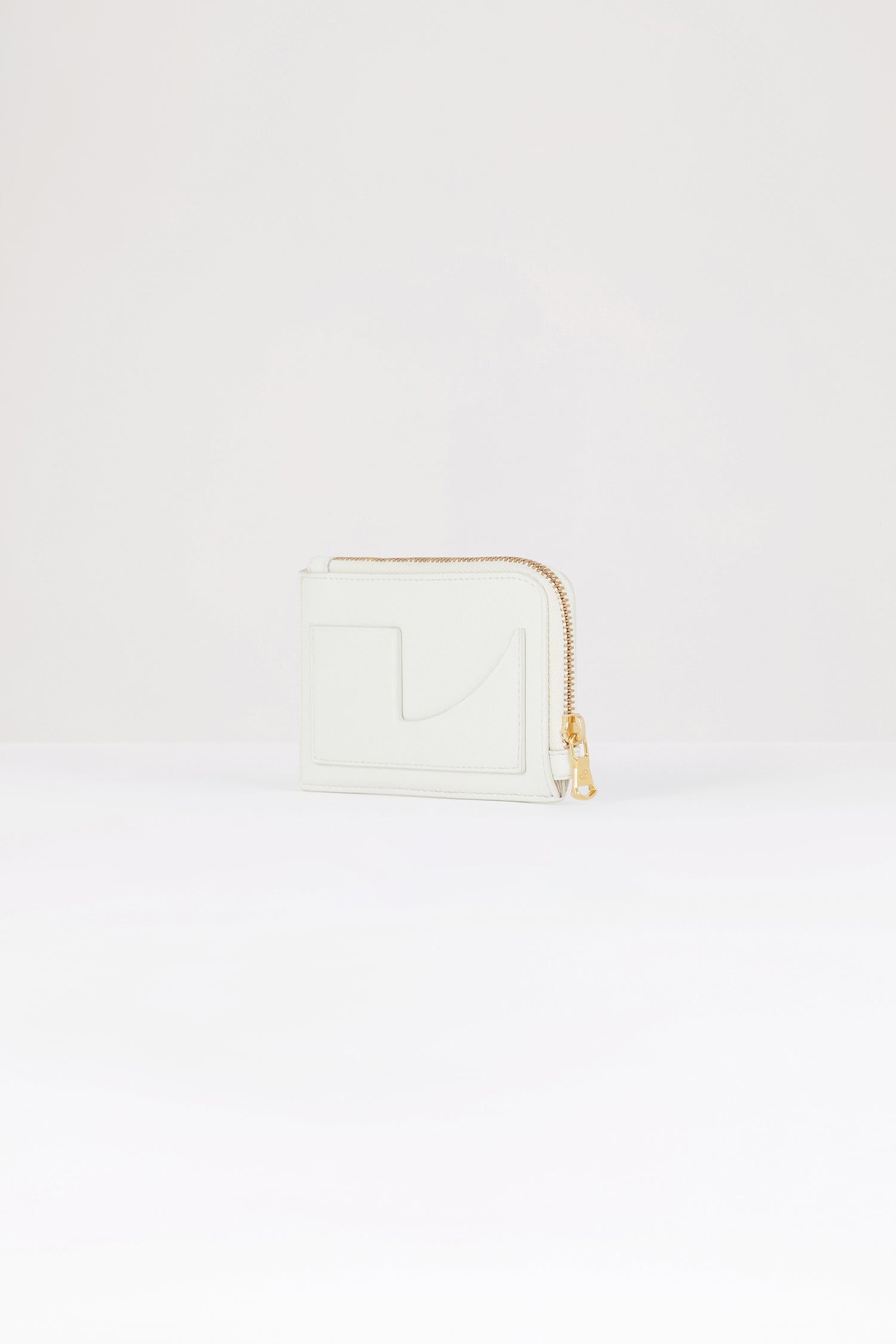 Patou Accessories SL005 porte-cartes cuir blanc TU zippé