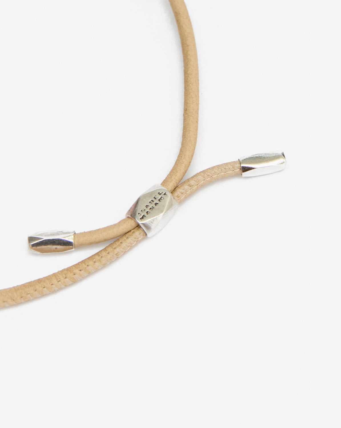 Isabel Marant Janis bracelet perles rouge-argenté