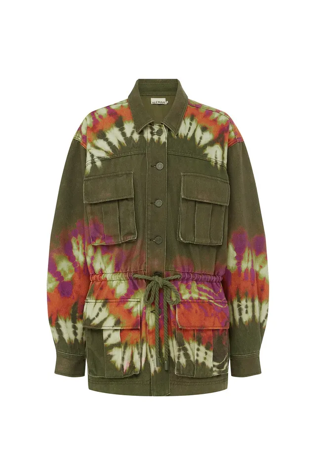 Alemaïs Marilyn veste jean coton tie-dye