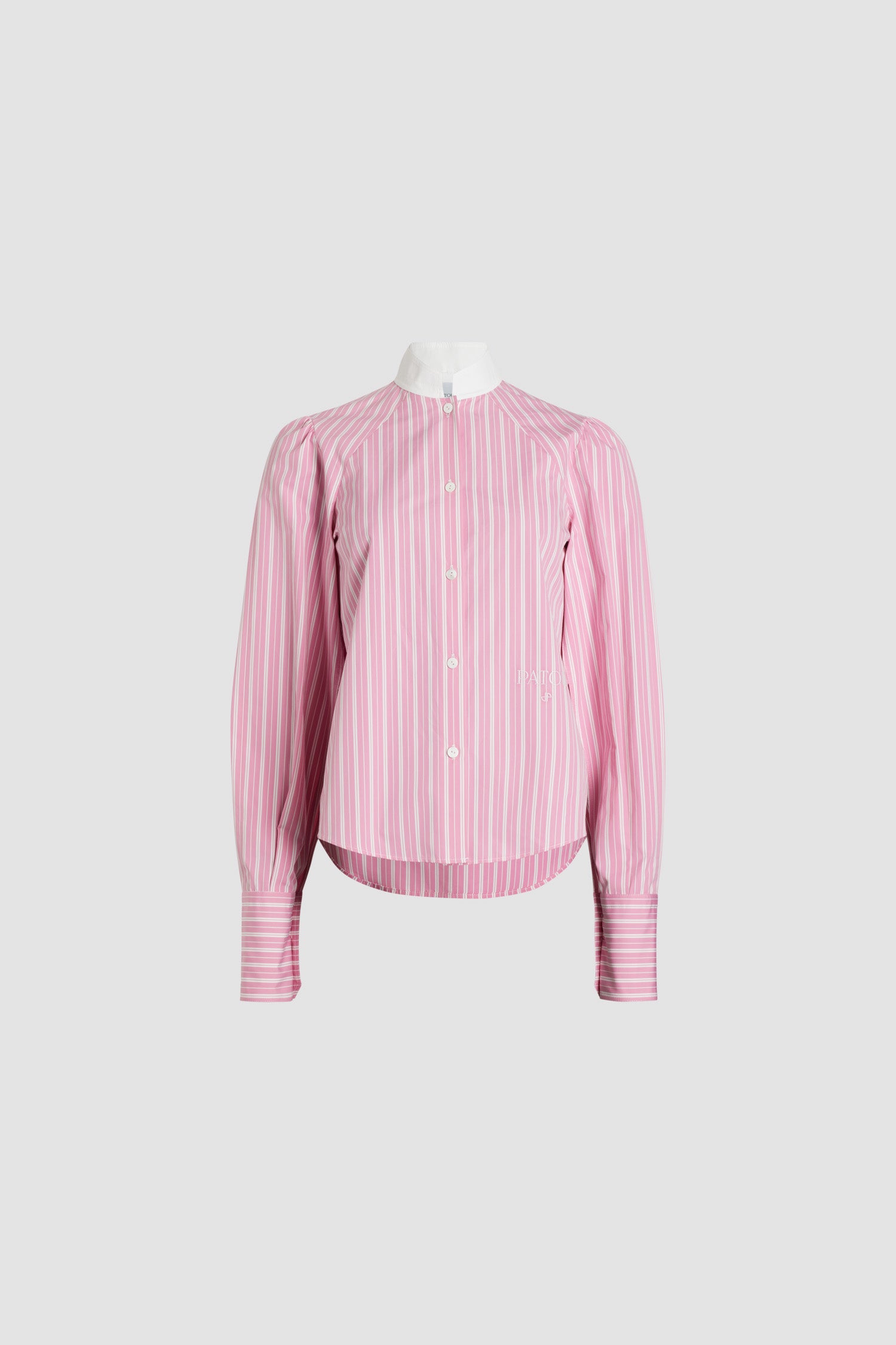 Patou H24BL03401905063 blouse coton Pink Stripes rayée