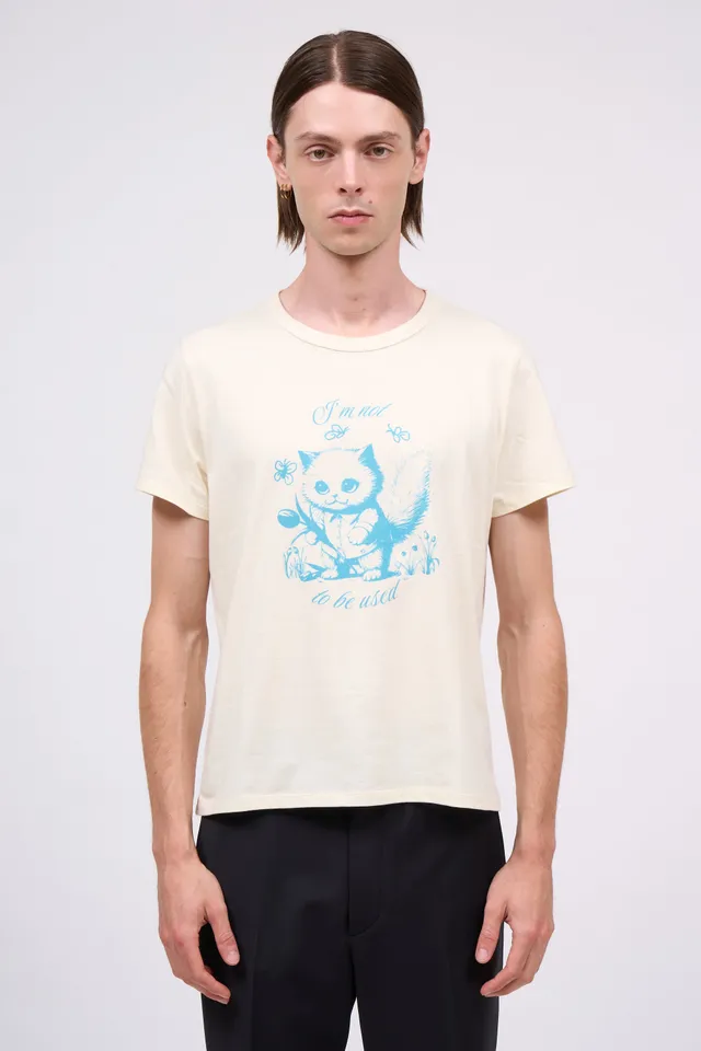 Paul & Joe Wildcat t-shirt coton imprimé écru