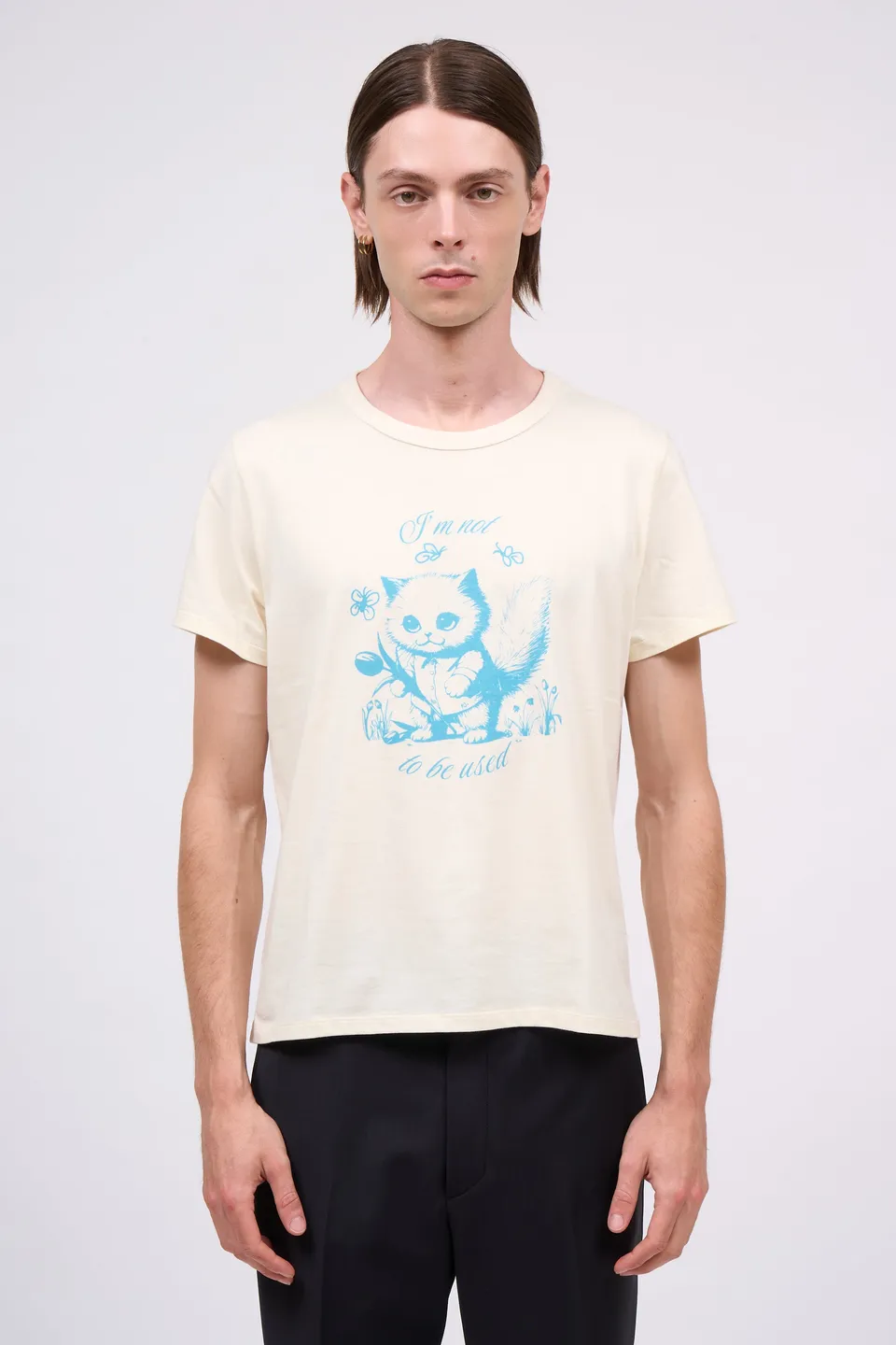 Paul & Joe Wildcat t-shirt coton imprimé écru