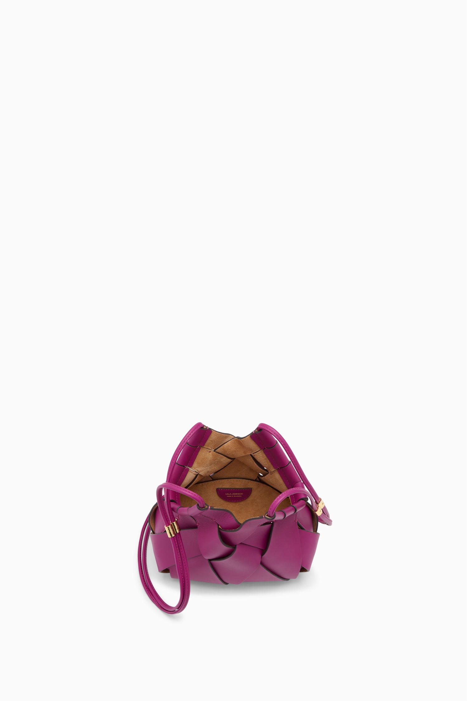 Ulla Johnson Charlotte PF261183 sac bandoulière cuir Orchid