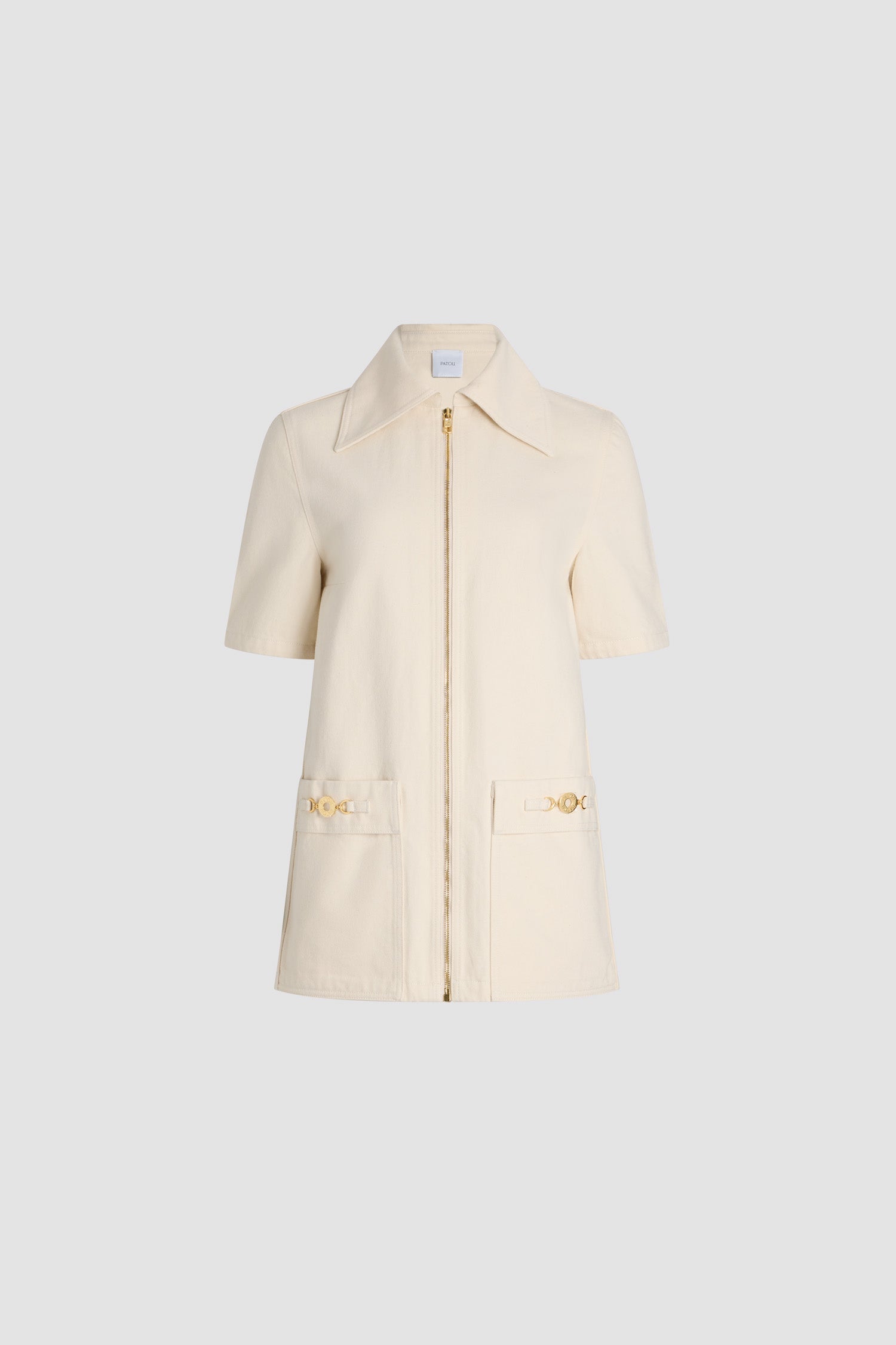 Patou Denim DR170 robe jean écru Natural mini