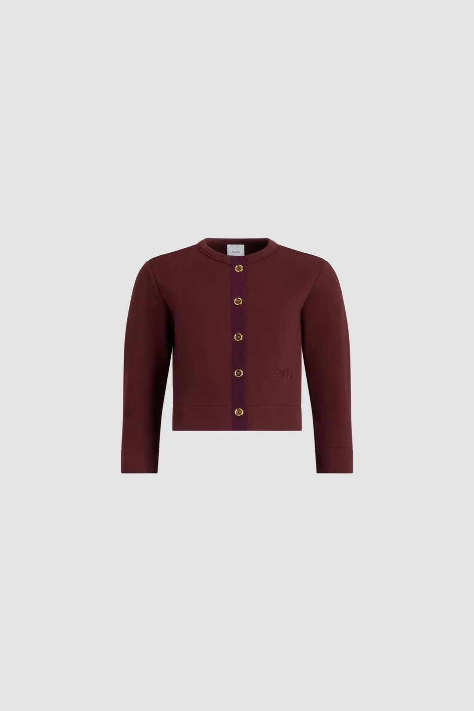 Patou JE1959995316R cardigan coton syrah XS-XL