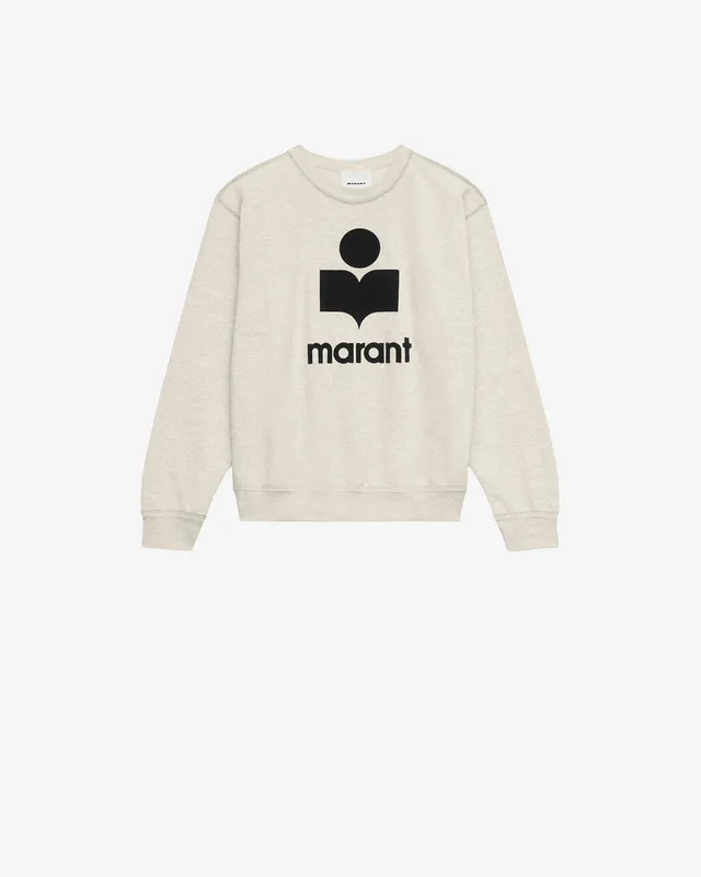 Isabel Marant Sweatshirts Mikoy sweatshirt écru coton