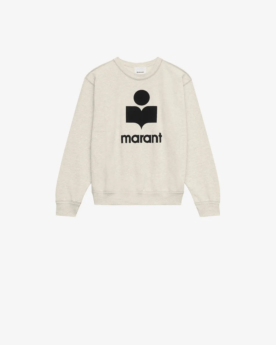 Isabel Marant Sweatshirts Mikoy sweatshirt écru coton