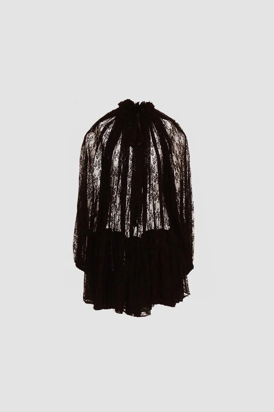 Patou Iconic JE203 robe dentelle jersey noir