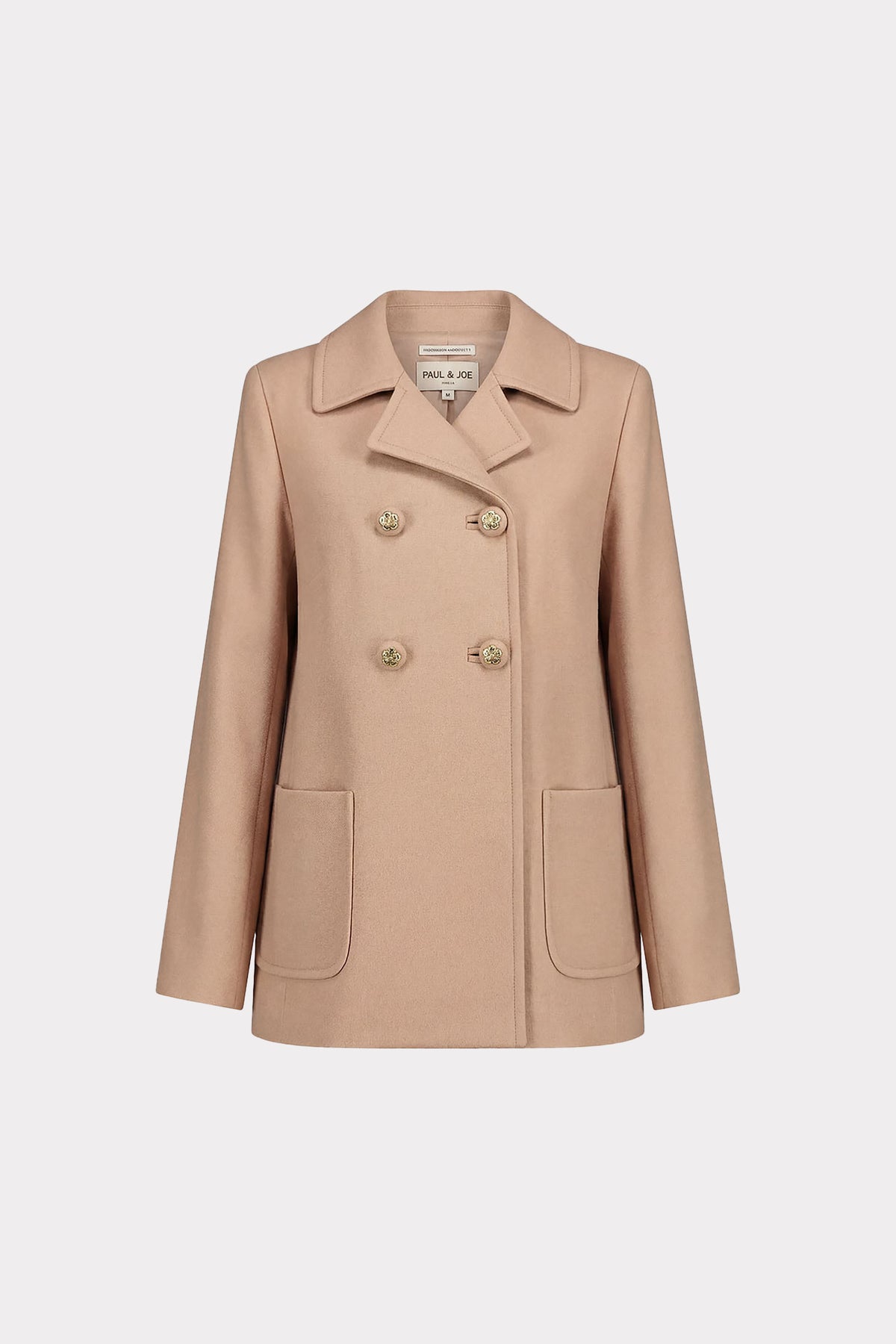 Paul & Joe Mamamia Veste laine ajustée double boutonnage