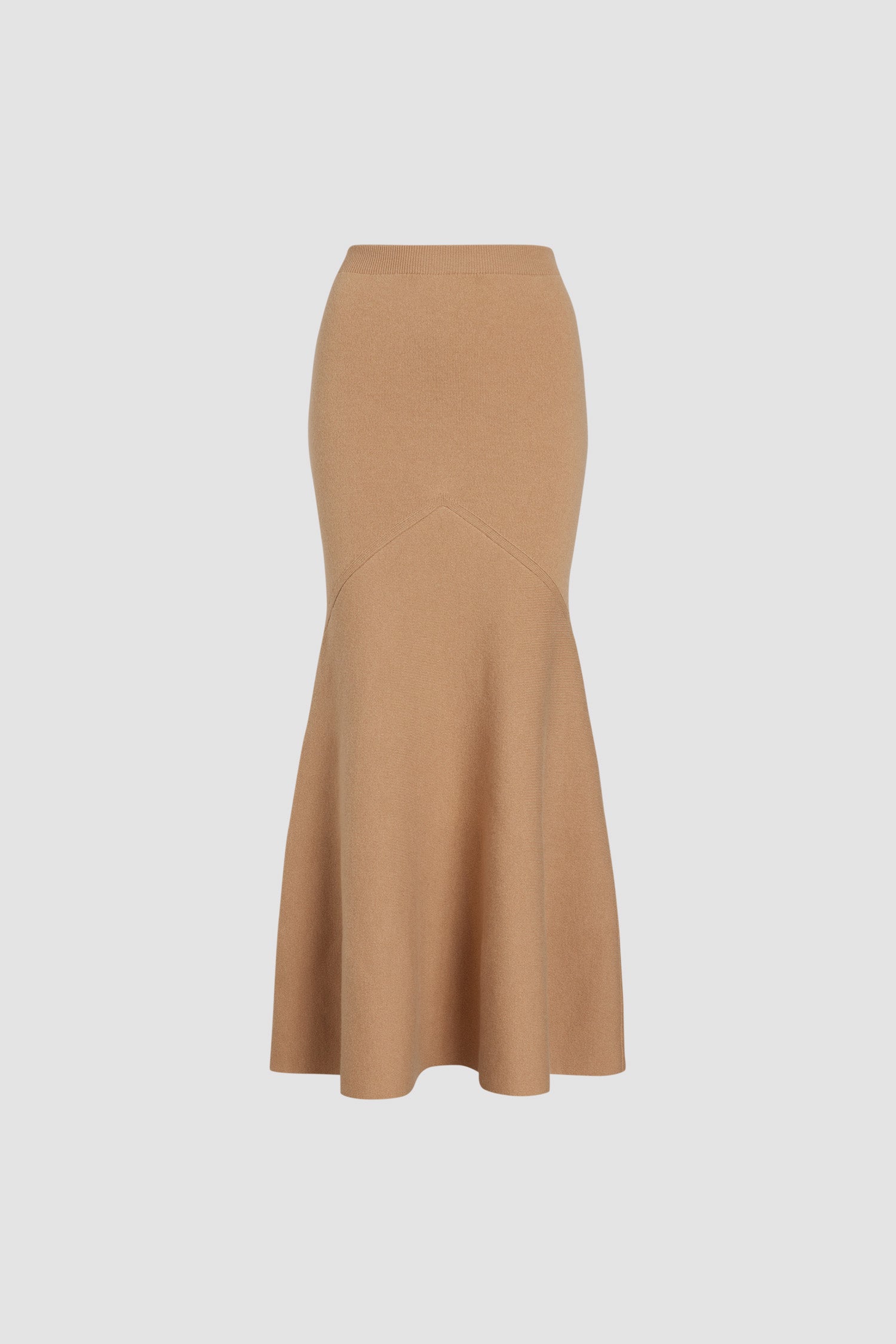 Patou Skirts H24KN215 jupe peplum biscuit laine