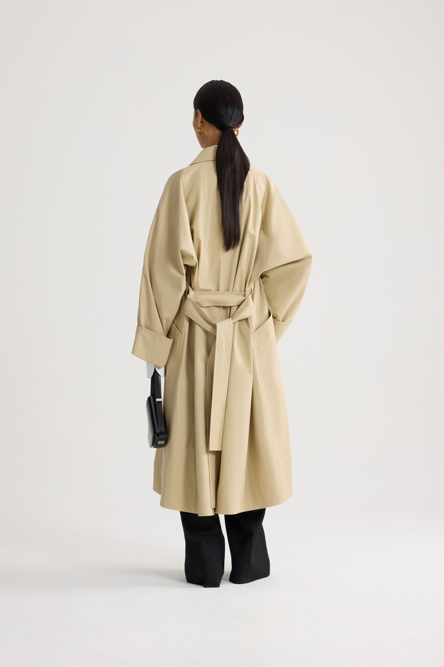 Patou Coats P26OU0480244124B trench Safari Sand