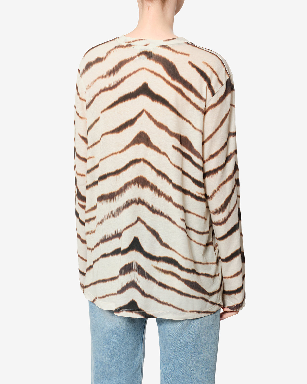 Isabel Marant T-shirts Zakane TS0242FA t-shirt zèbre