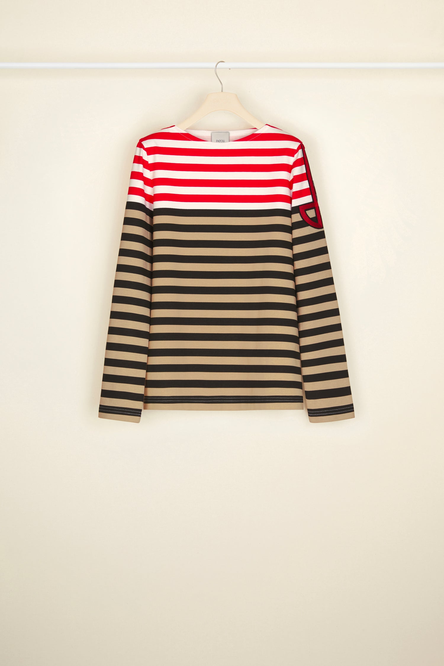 Patou Top marinière breton coton bio multicolore Navy Brown