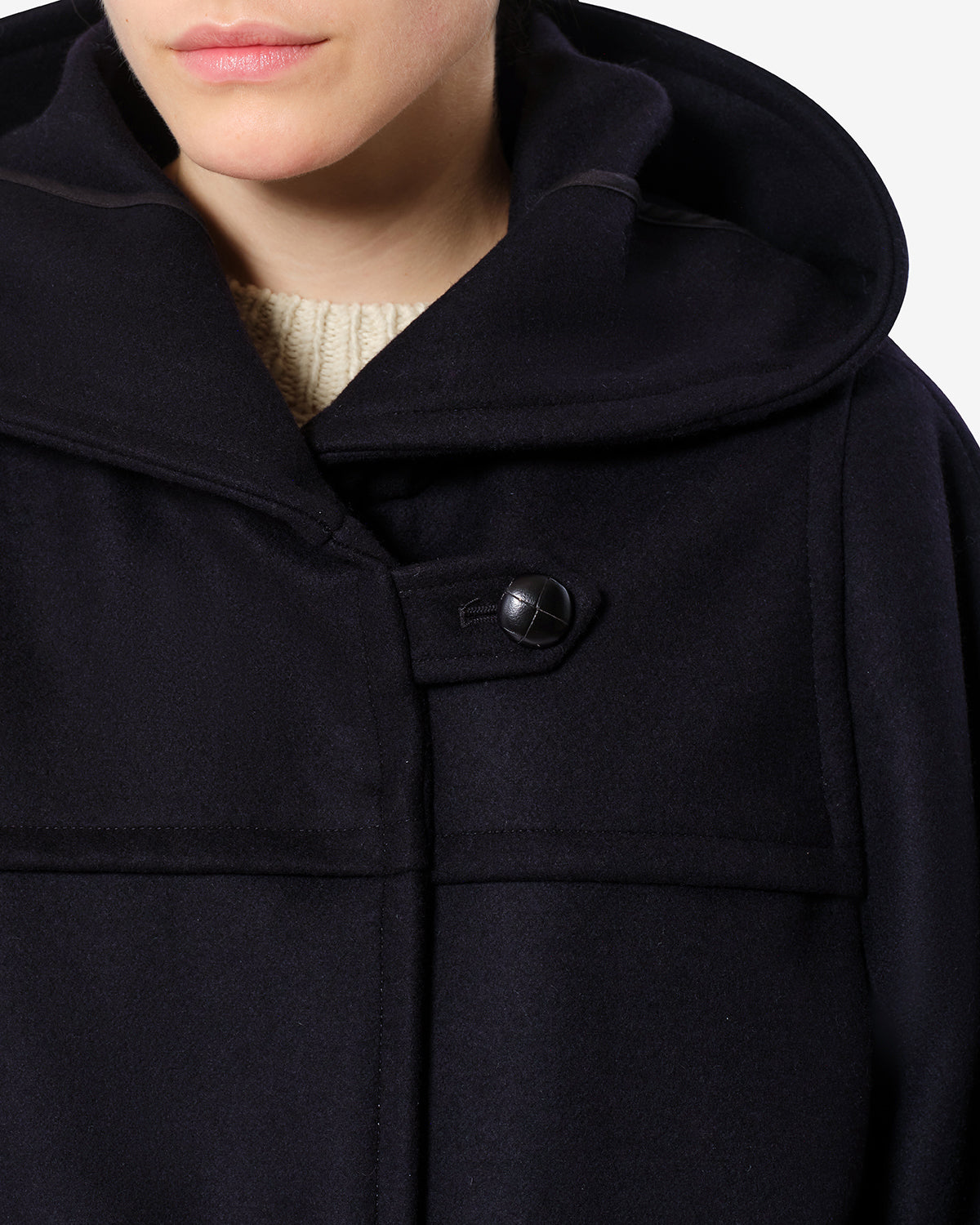Isabel Marant Trixie MA0561FA manteau bleu marine laine