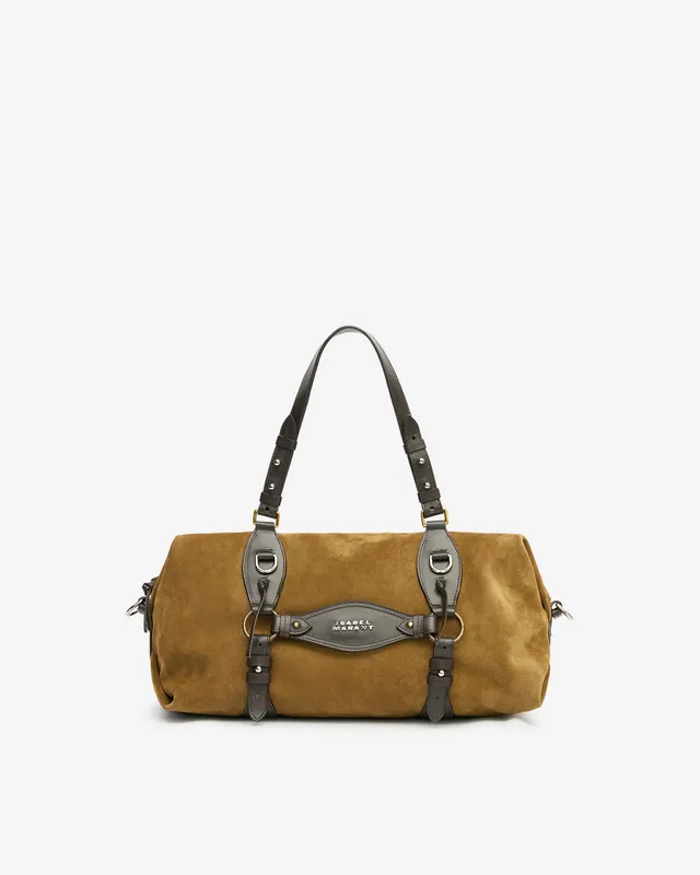 Isabel Marant Tilpa PP0507FA sac velours taupe harnais